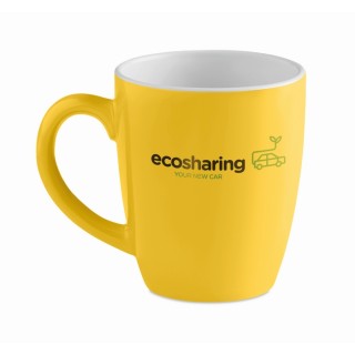 Taza cerámica de color 300ml personalizable